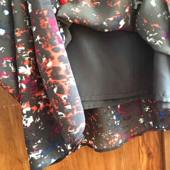 BCBGeneration Mini Dress Multicolor Grey Size 2 - Picture 6 of 11